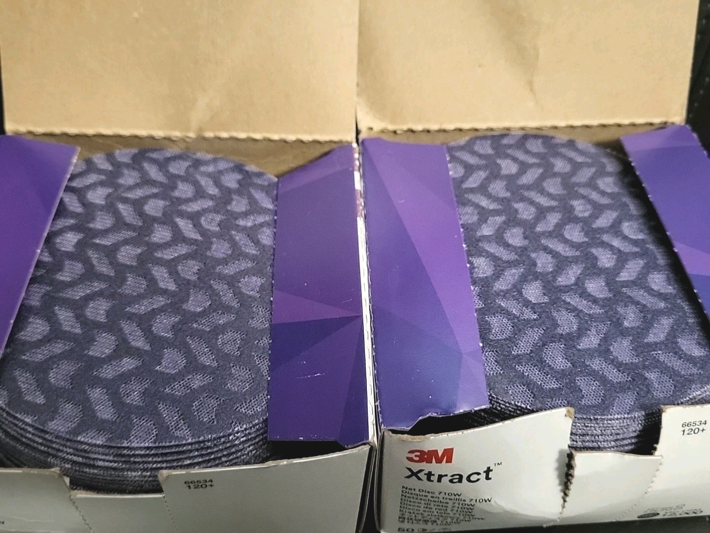 Lot Of 2 – 3M Xtract 50ct Net Disc 710W 120+ 5″ Diameter #66534 127mm MaxOPM 12K