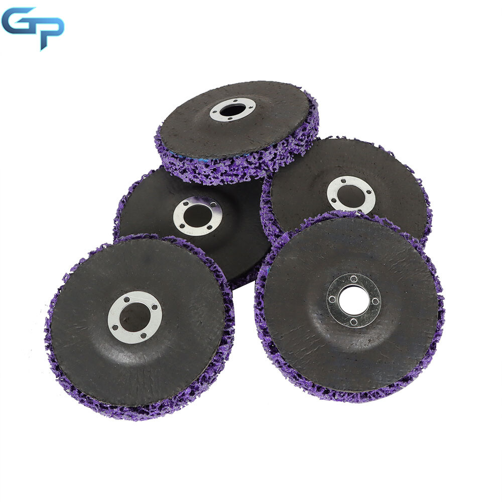 10 Pcs 4″ x 5/8″ Purple Strip Discs Stripping Wheel Paint Removal Disc New
