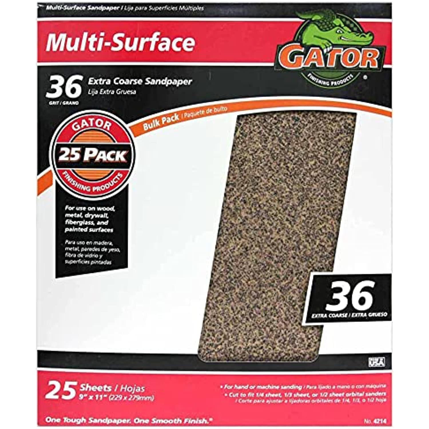 ALI INDUSTRIES 4214 9″ x 11″ Multi-Surface Sanding Sheets