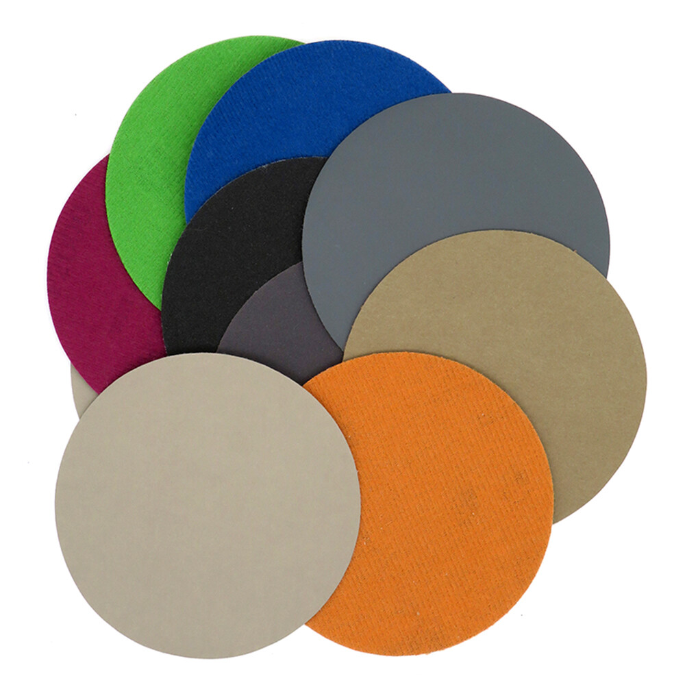 4″ 100mm P60-P10000 Grit Round Sandpaper Pads Sanding Disc Wet Dry Flocking Disc