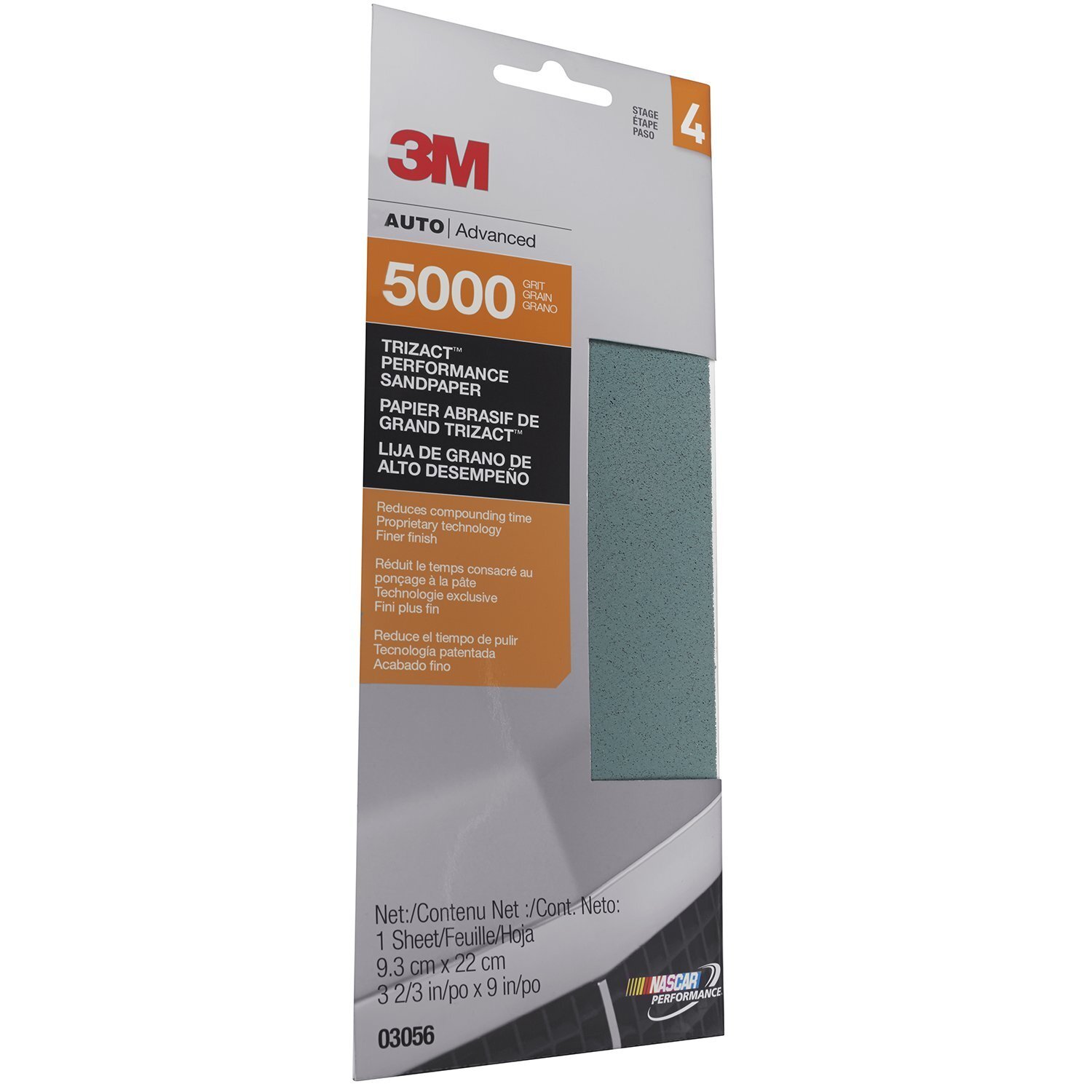 3M (3056) Trizact 3-2/3″ x 9″ 5000 Grit Performance Sandpaper