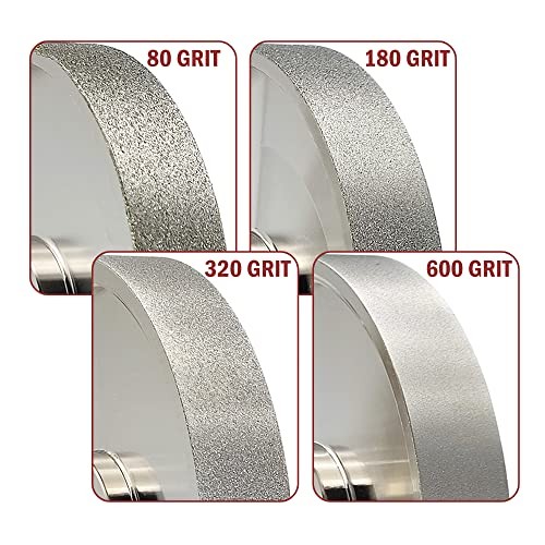 CBN Grinding Wheel 6″ Dia x 1″ Wide – 1/2″ Arbor – Sharpen High 320 Grit