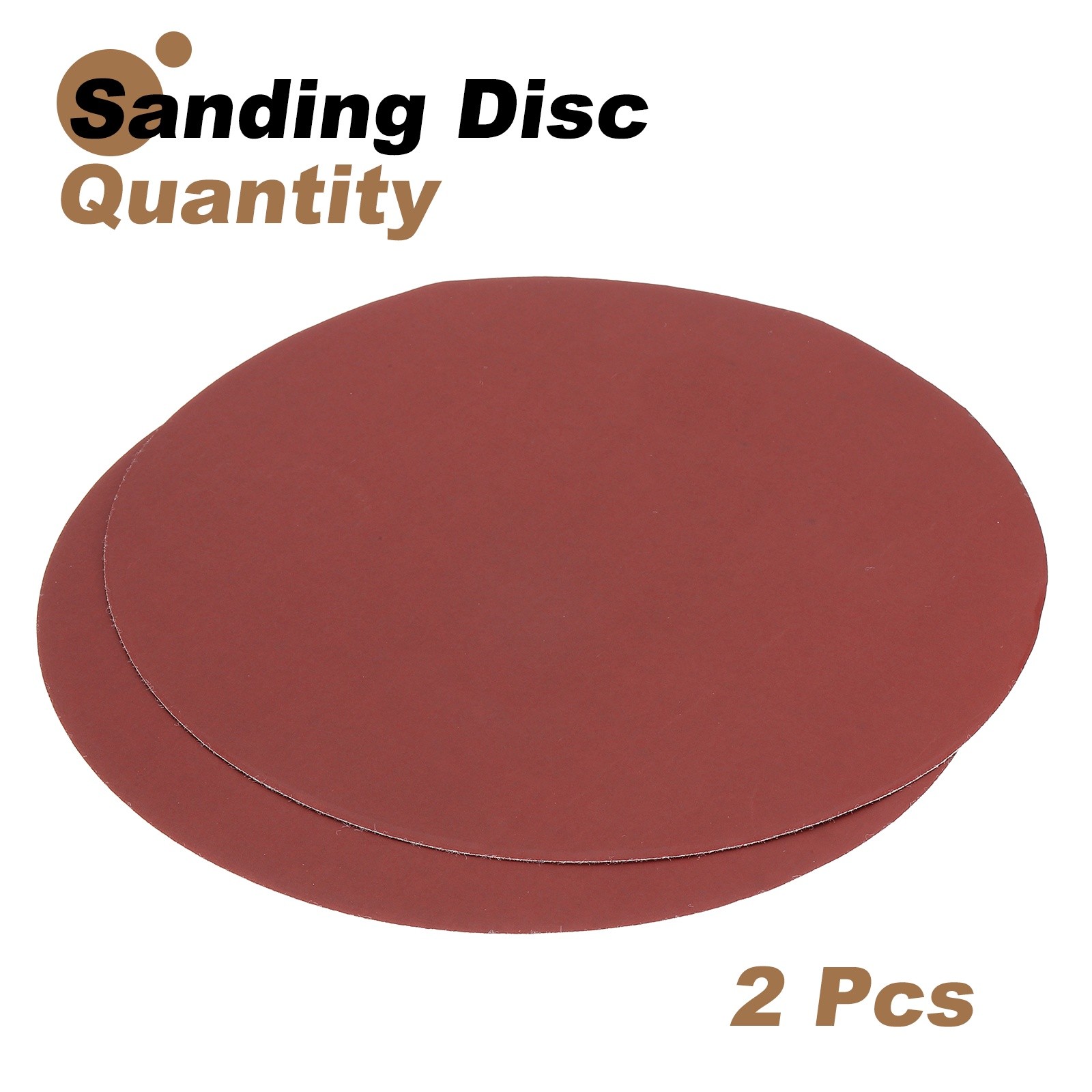 2pcs 10″ Hook and Loop Sanding Discs 1200 Grits Aluminum Oxide Sandpapers
