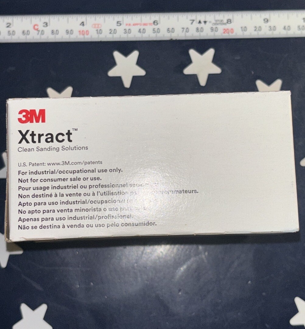 3M 5” Xtract Clean Sanding Solutions Disc 710W 240+ Grit/Grade 88475 50 Pads