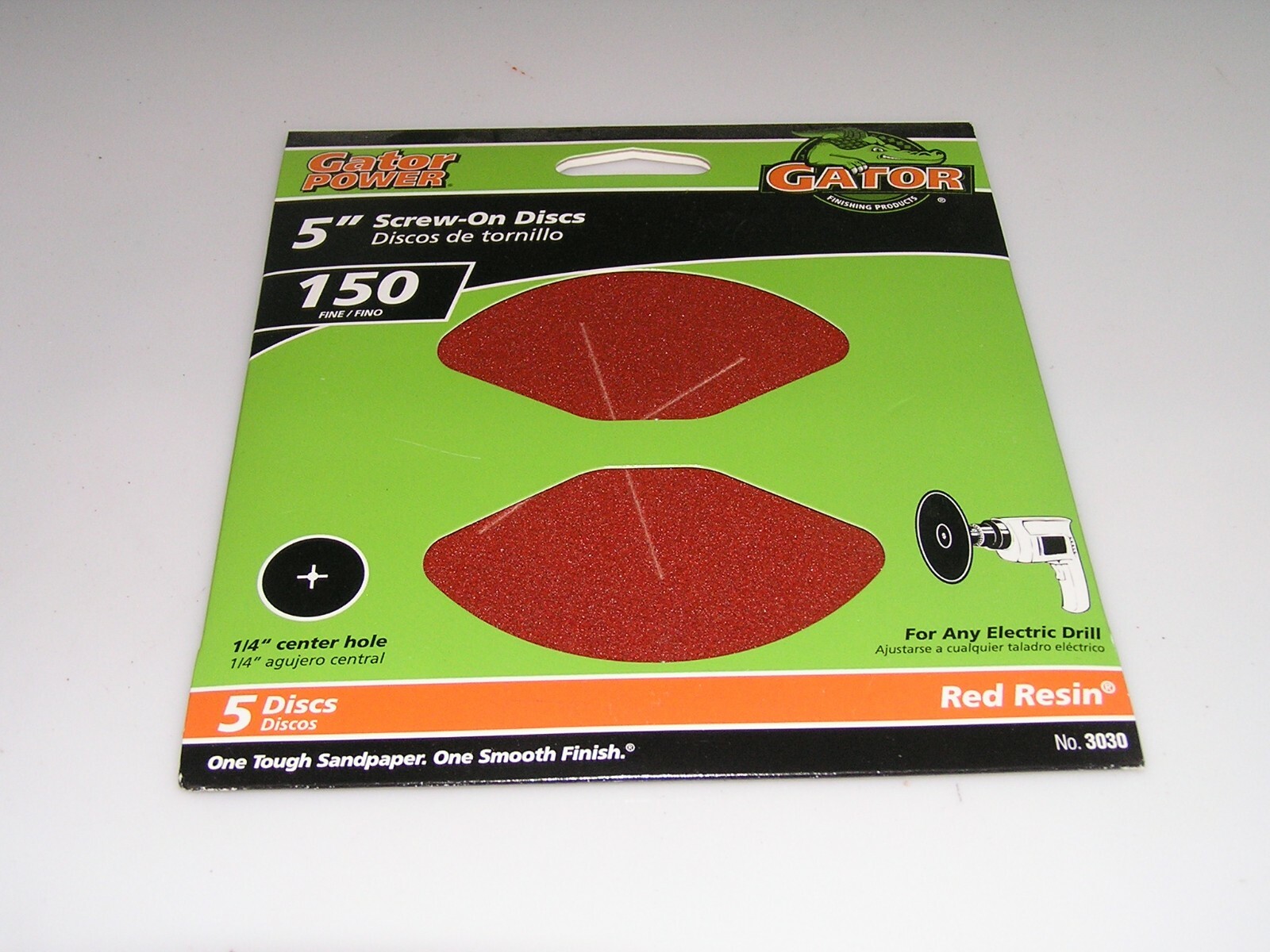 Gator Ali Industries 3030 5-Pk., 5-In. 150-Grit Sanding Disc