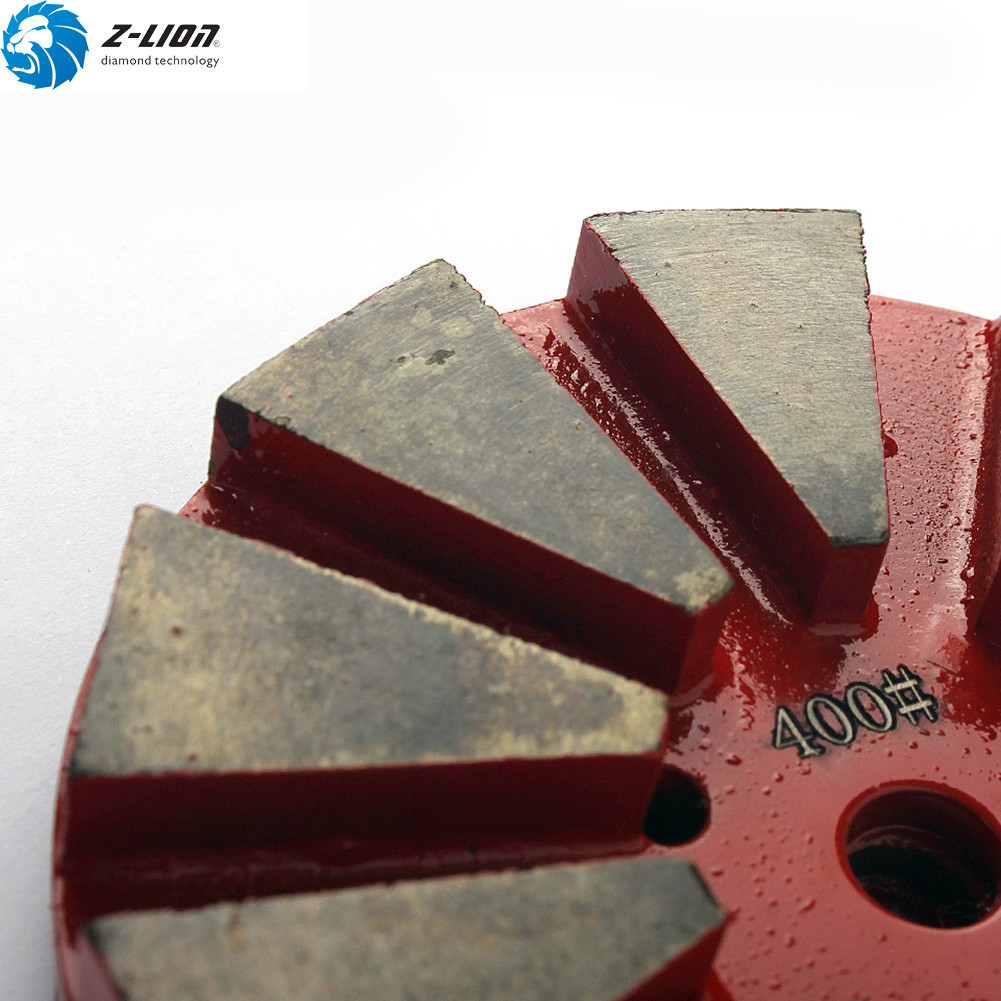 4″ Grit 400 Metal Bond Floor Diamond Polishing Pad Concrete Granite Marble Stone