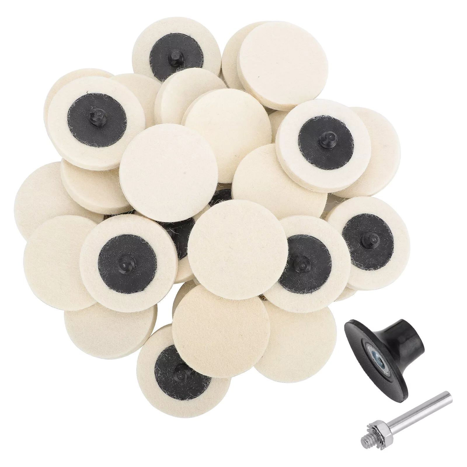 Fit a maximum speed of 30,000 RPM Polishing Buffing Pads 2 Inch Disc Pad Holder