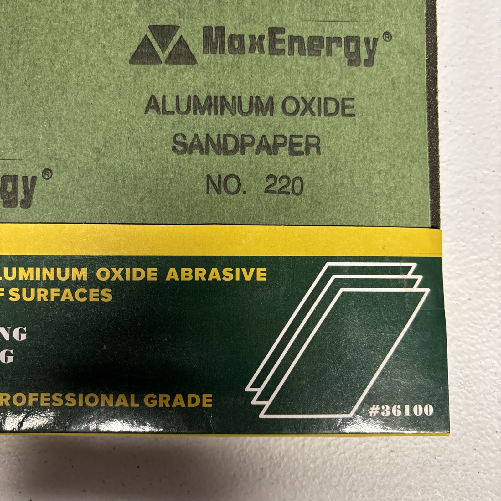 MaxEnergy Assorted Grits Multipurpose Sandpaper 25 Sheets New