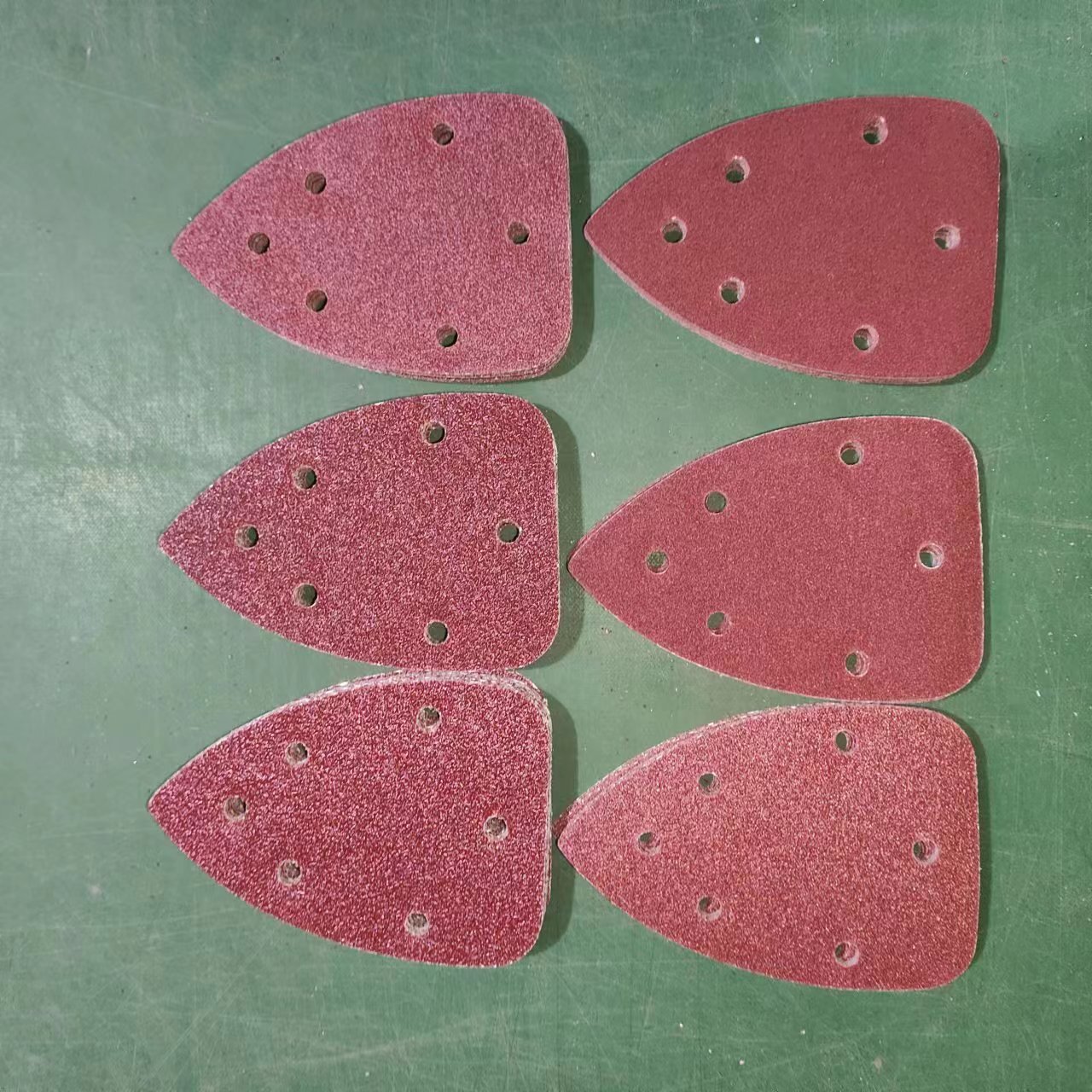 36 Pack 5.5×3.9Inch 6 Hole Mouse Sandpaper P60/80/100/120/180/240 Assorted Grit