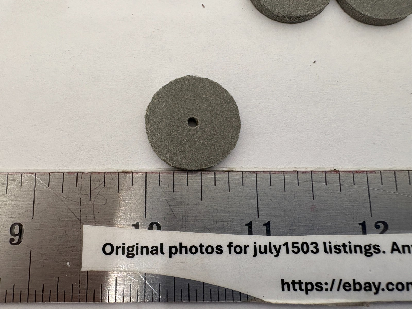 (10) NEW Rubber Emery Wheels for Dremel Grinding 7/8″ Abrasive Rotary Tool (EM)