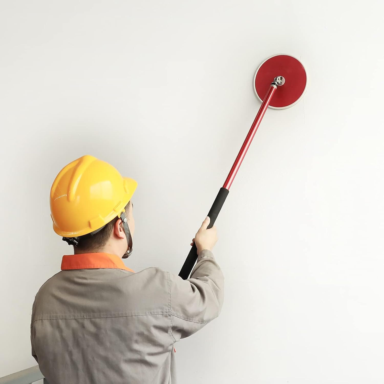 9 Inch Drywall Sander, with 30Pcs Sanding Discs-Hook and Loop 80 X