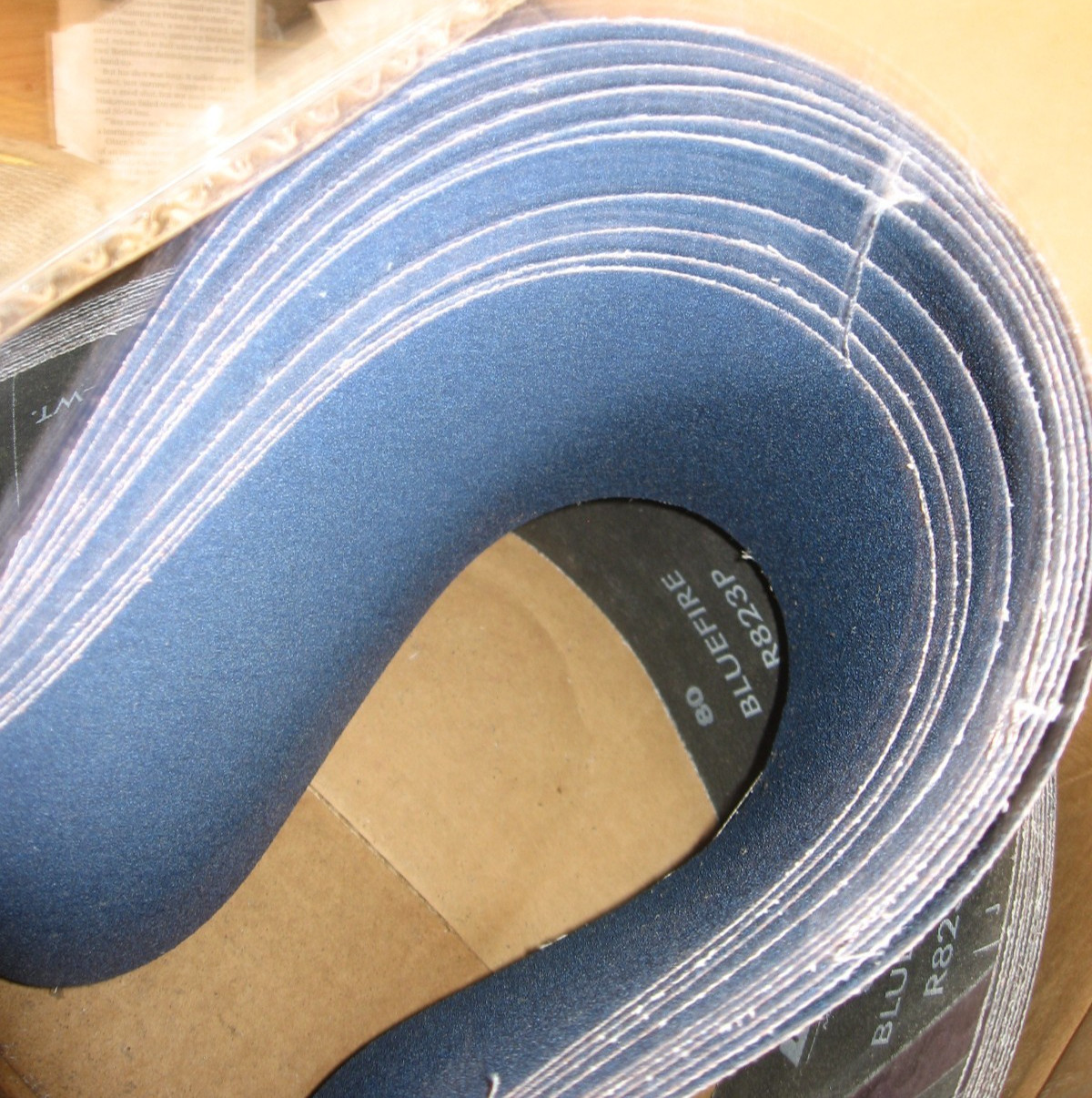 2x Norton Abrasive Belt: 6″ Wide x 48″ Long, Medium 80 Grit