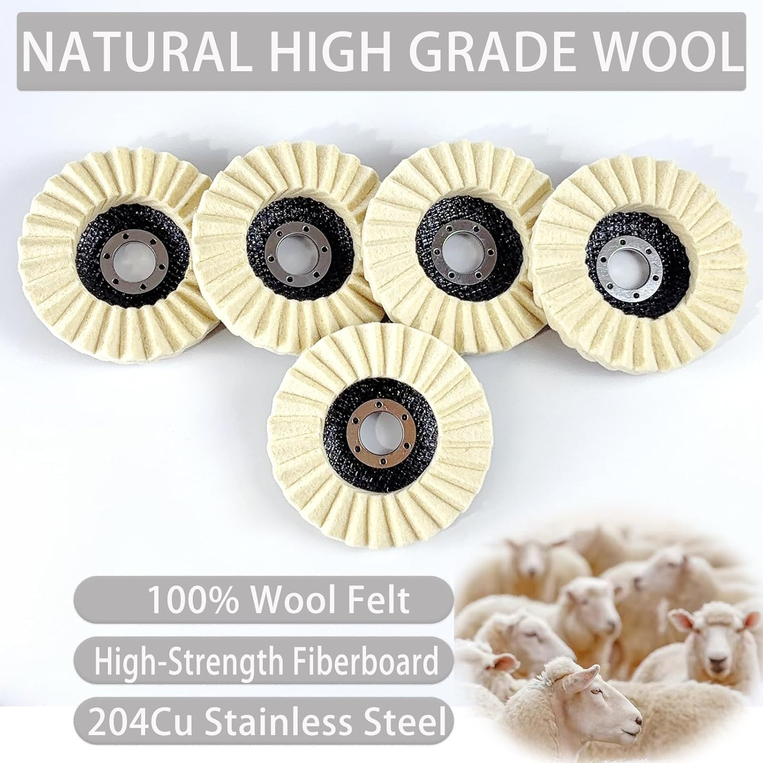Wool Felt Flap Polishing Disc, Wool Felt Flap Discs Polishing Wheel, . Inch Wool