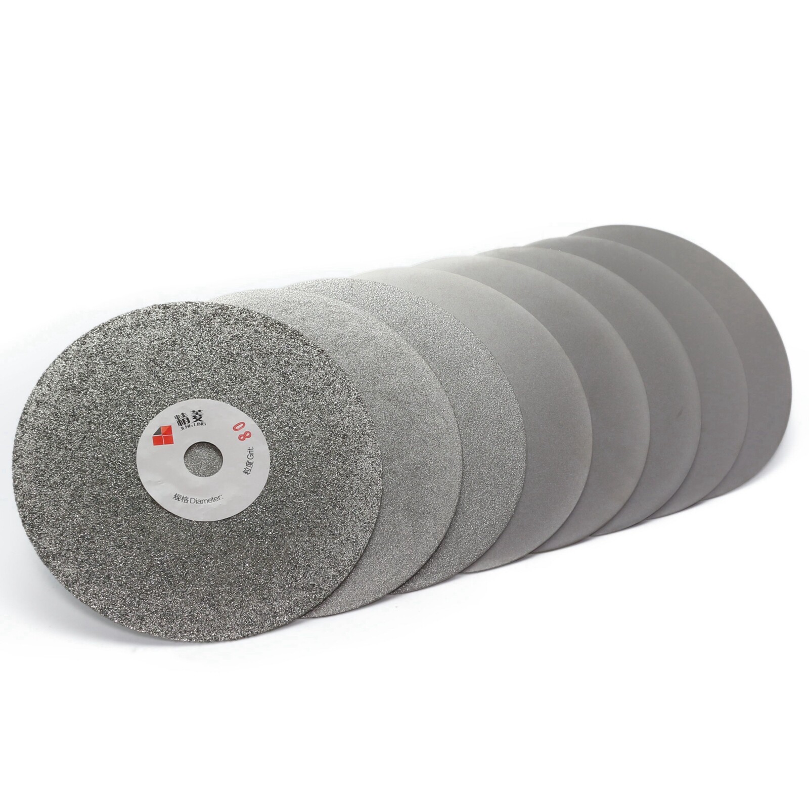 5″ inch 125mm Diamond Grinding Disc Grit 60-3000 Coated Flat Lap Disk for Stone