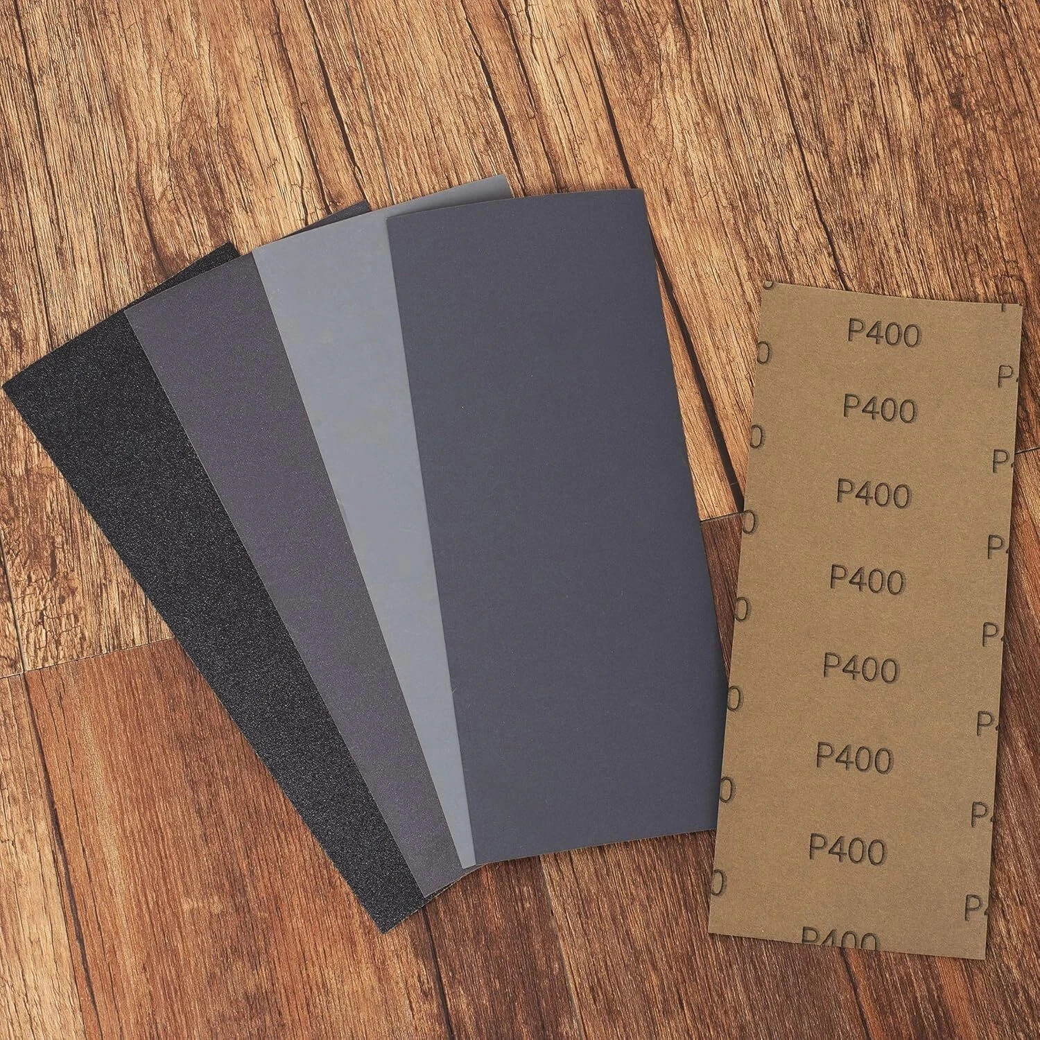 48pcs Sandpaper Sheets Assortment Sand Paper Wet Dry 120 to 5000 Grit Wood Metal