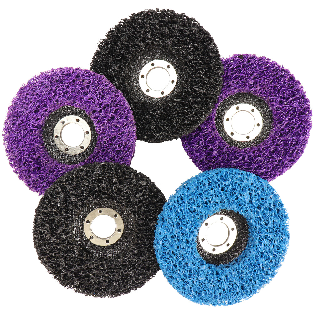 1Pcs 4/4.5/5inch Easy Poly Strip Sanding Discs Remove Paint Rust Cleaning Tool