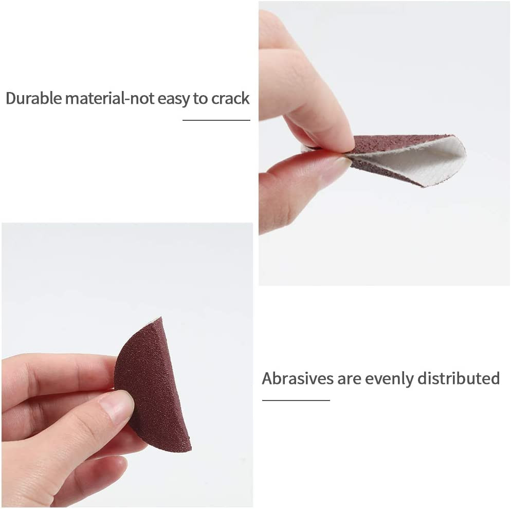 500Pcs 2in Hook And Loop 40 Grit 0 Hole Sanding Disc 50mm 0Hole Sandpaper Coarse
