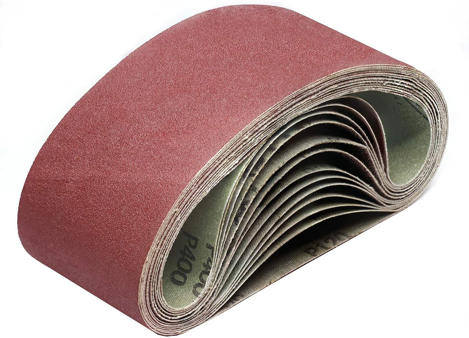 24 PACK 4″ x 36″ Sanding Belts 60 80 120 150 240 400 Grit Belt Sander Sandpaper