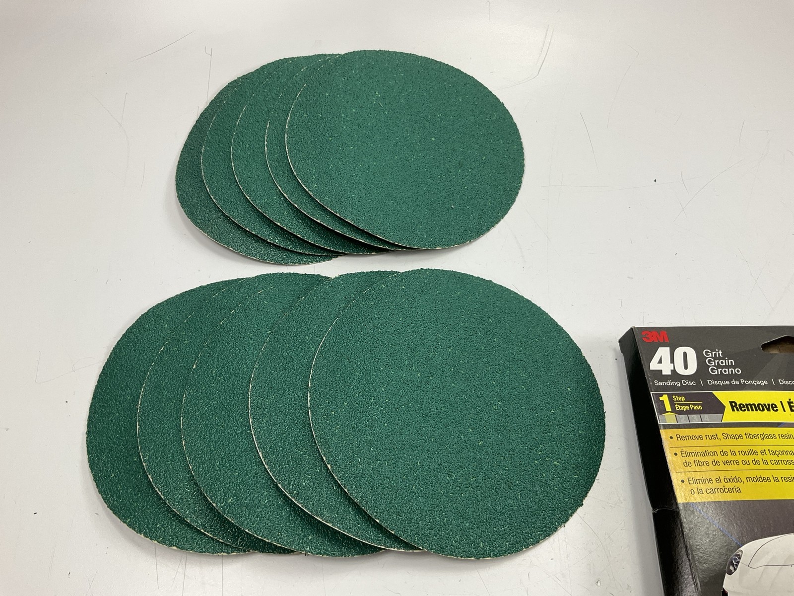 3M 31452 6″, 40 Grit Sanding Discs, Pack Of 10 Discs