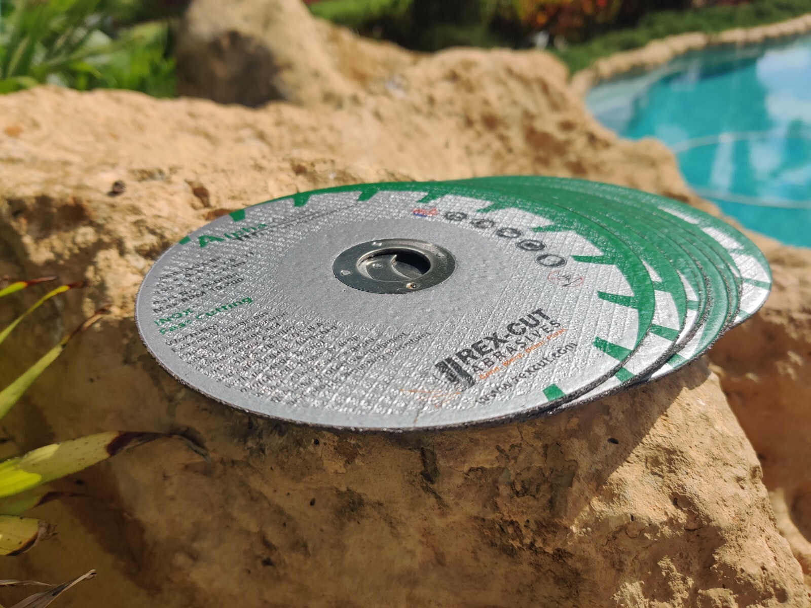 8/Pk Rex-Cut Alpha Green 6″ x .040 x 7/8″ 860008