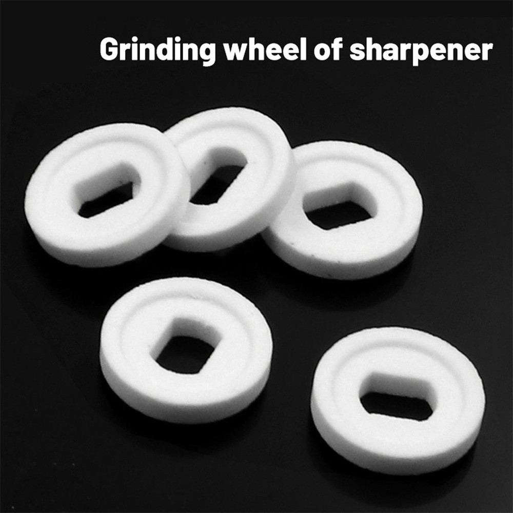 10Pcs 22mm Grinding Wheel 150# Single-sided Concave Shape Disc Replacement White