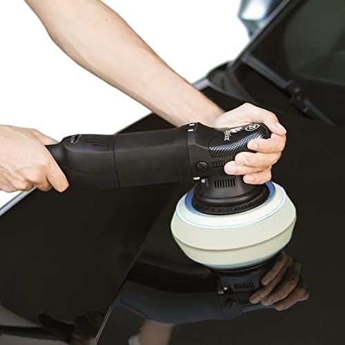 6 PCS Car Polishing Bonnet Buffing Pad Lamb 9-10 Inch White (Lamb Fleece)