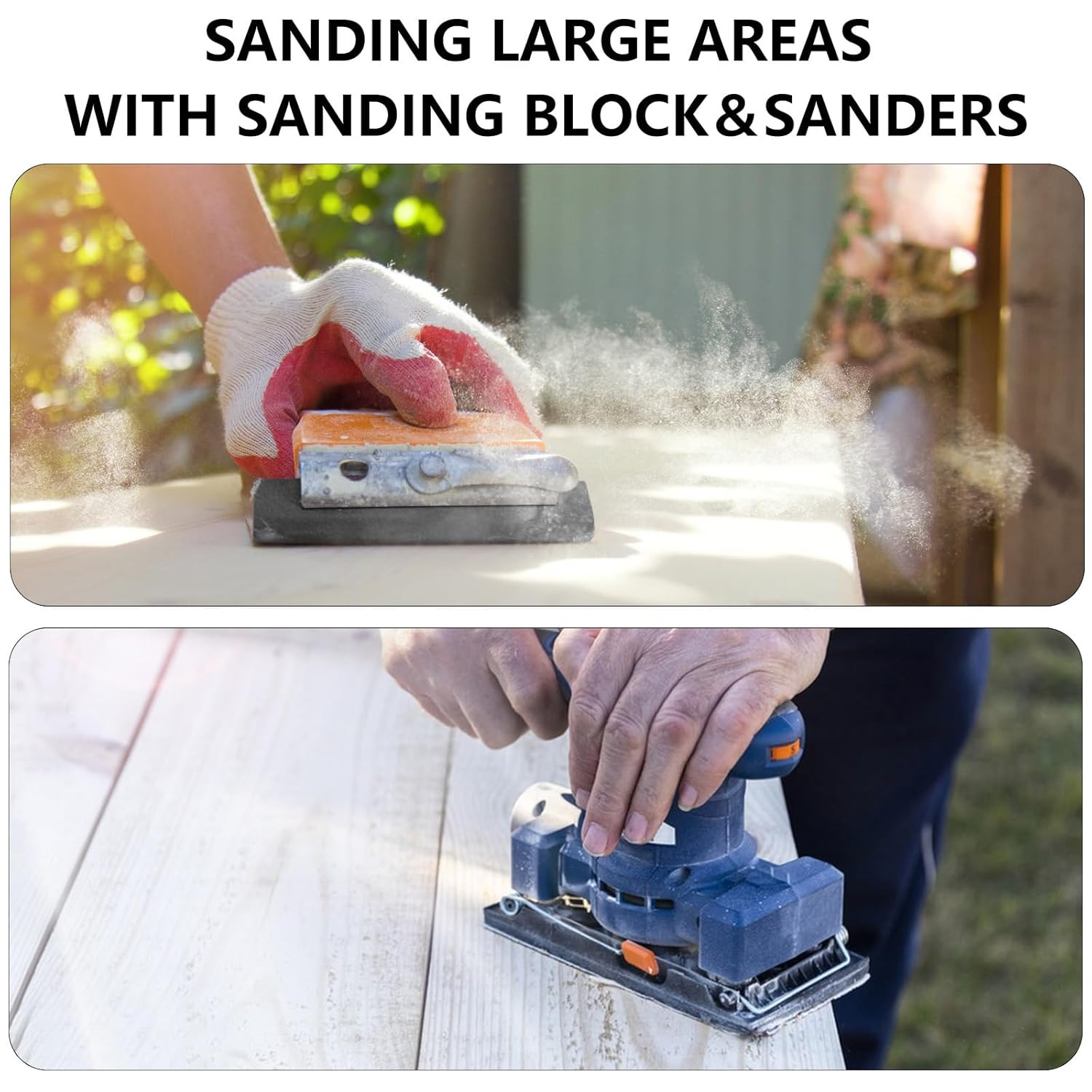 Sandpaper Assortment, Wet Dry Sand Paper 9 X 3.6 Inch | 120/220/400/600/800/1000