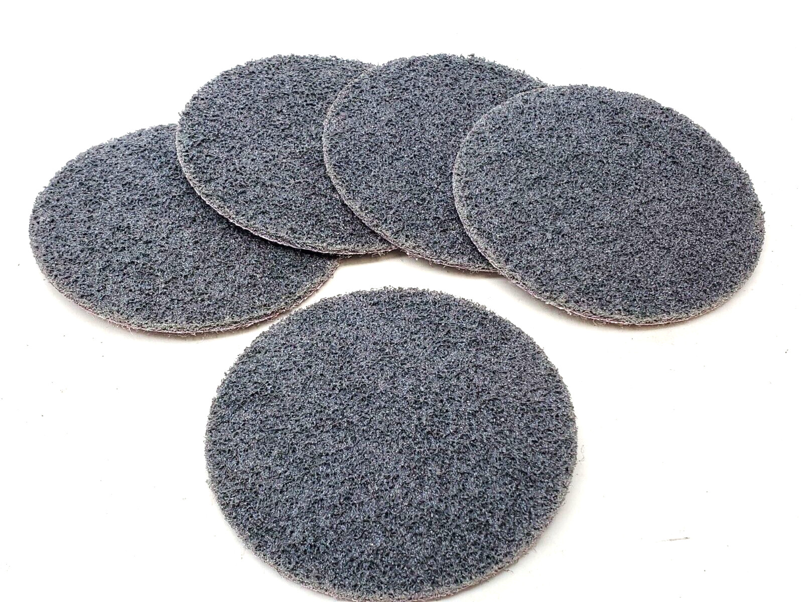5 PACK 3M Scotch-Brite 60349 4-1/2″ GB-DN Roloc TN Quick Discs Aluminum Oxide HR