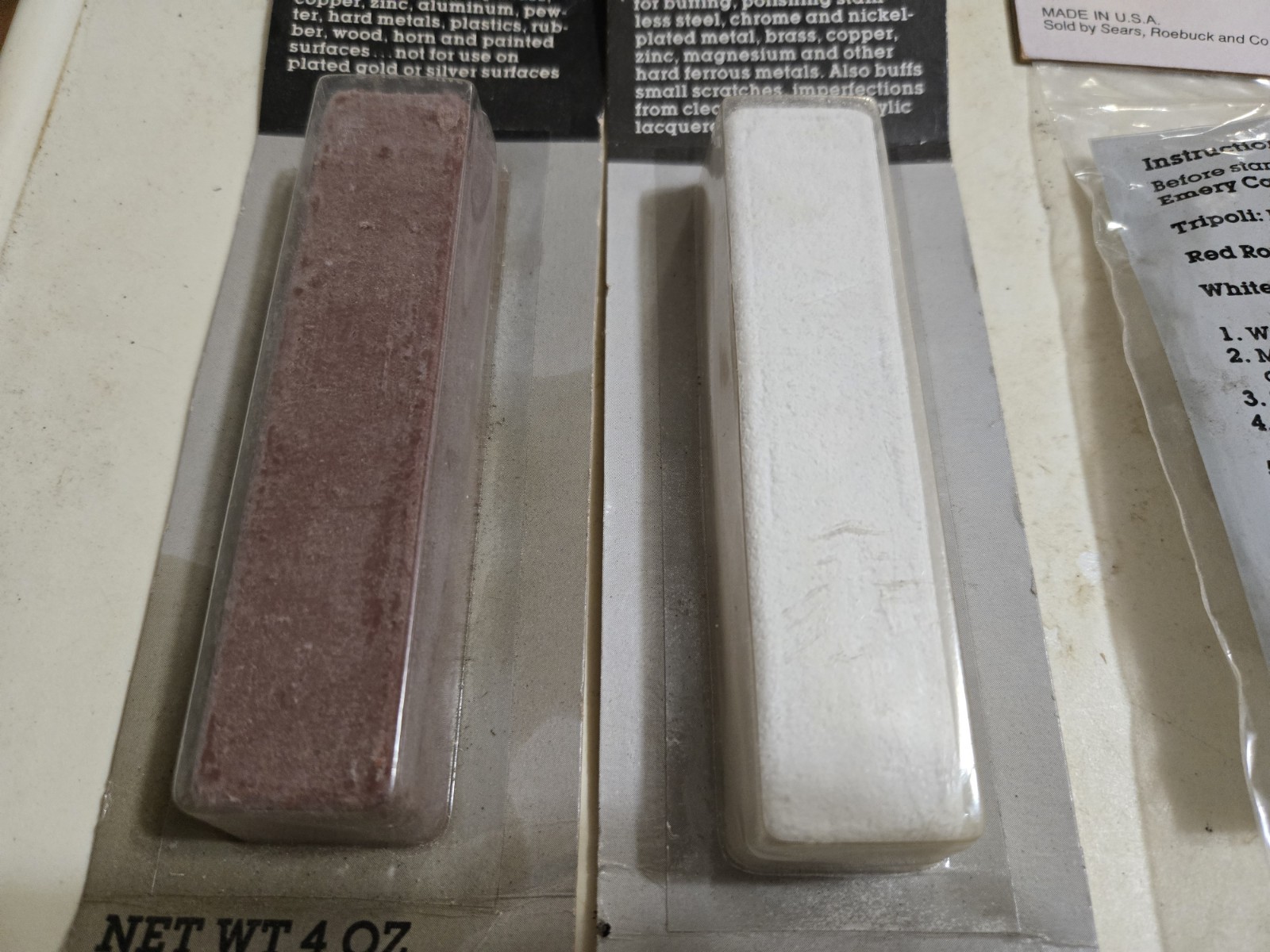 Sears Craftsman USA Nos Buffing Wheel & Compound