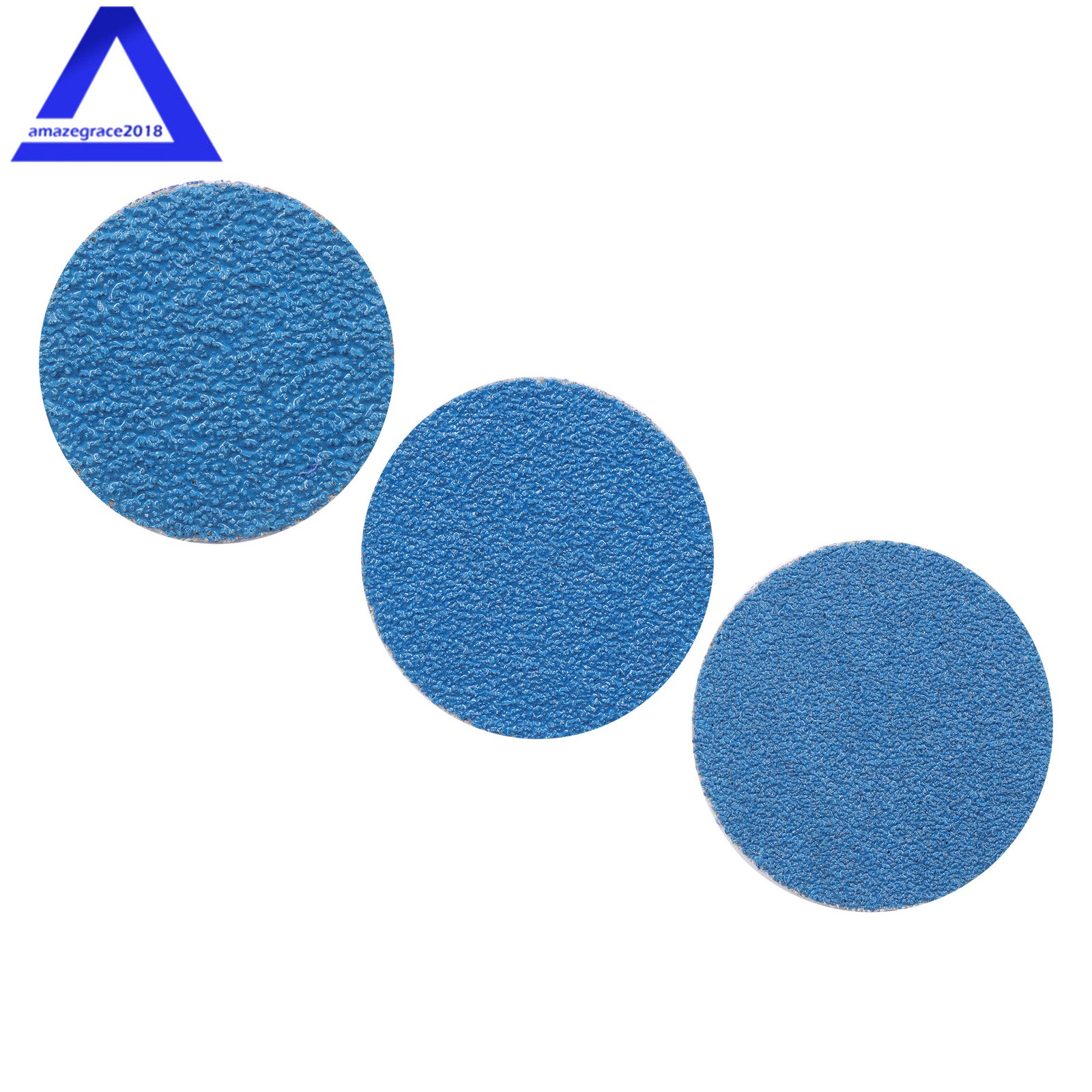 50 Pcs 2 inch Sanding Discs, Zirconia Coated 36/60/80 Grit, Quick Change Disc