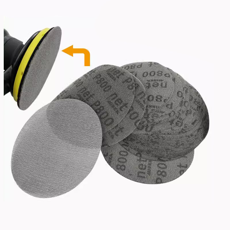 6 Inch 150mm Mesh Abrasive Dust Free Sanding Discs Sandpaper Dry Use 80# – 1000#