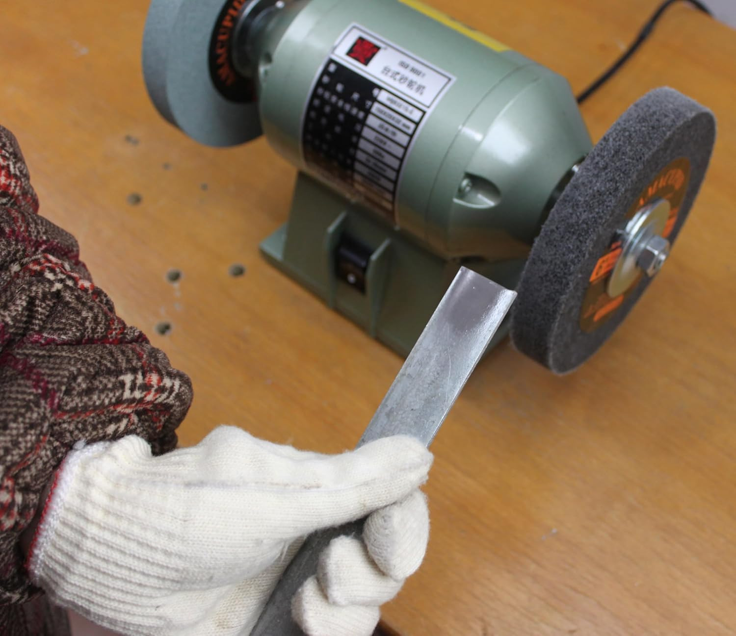 Deburring Nylon Fiber Buffing Wheels Polishing Stainless Steel | for Bench Grind