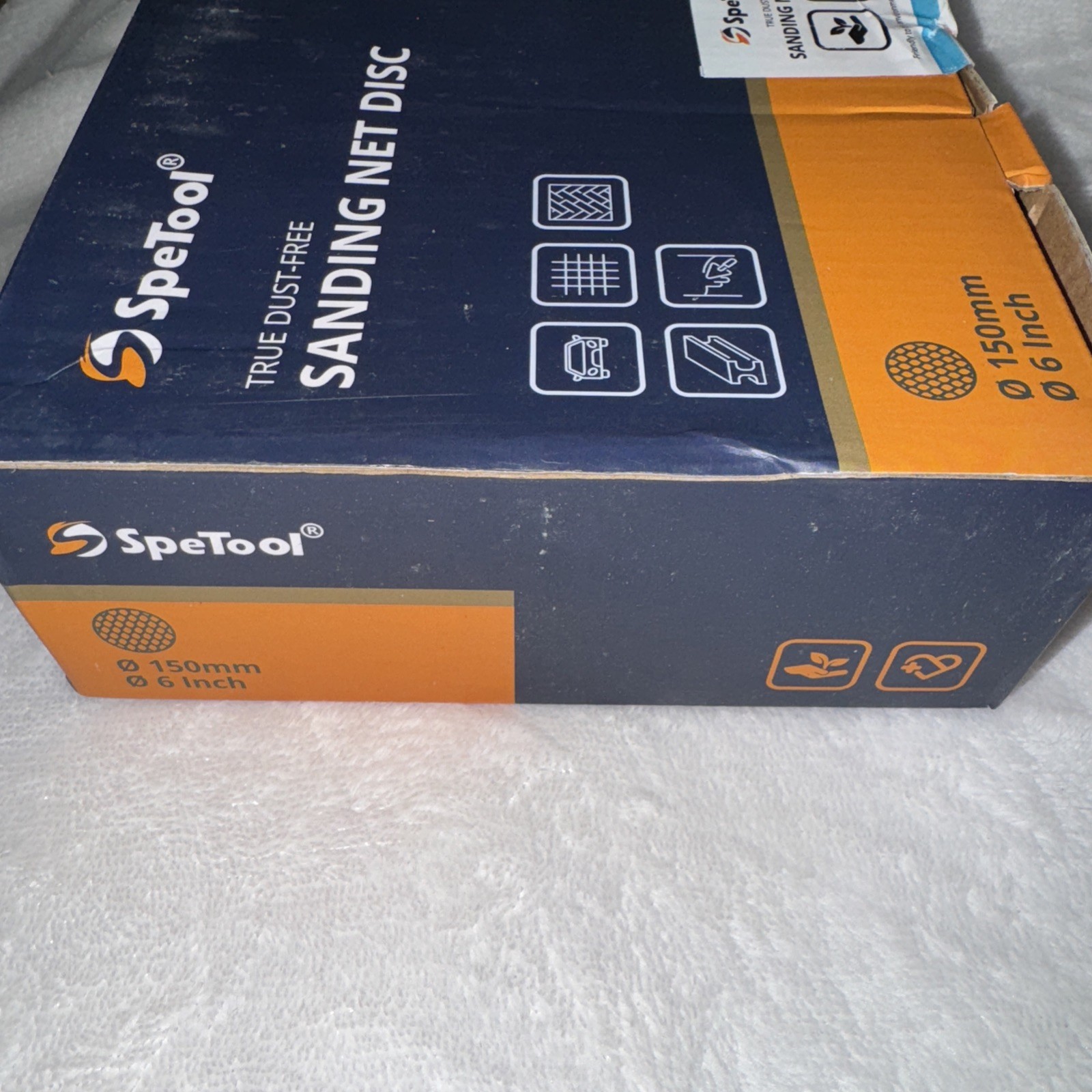 SpeTool 5 Inch Sanding Disc 320 Grit Ceramic Aluminum Oxide 30 Pieces Mesh