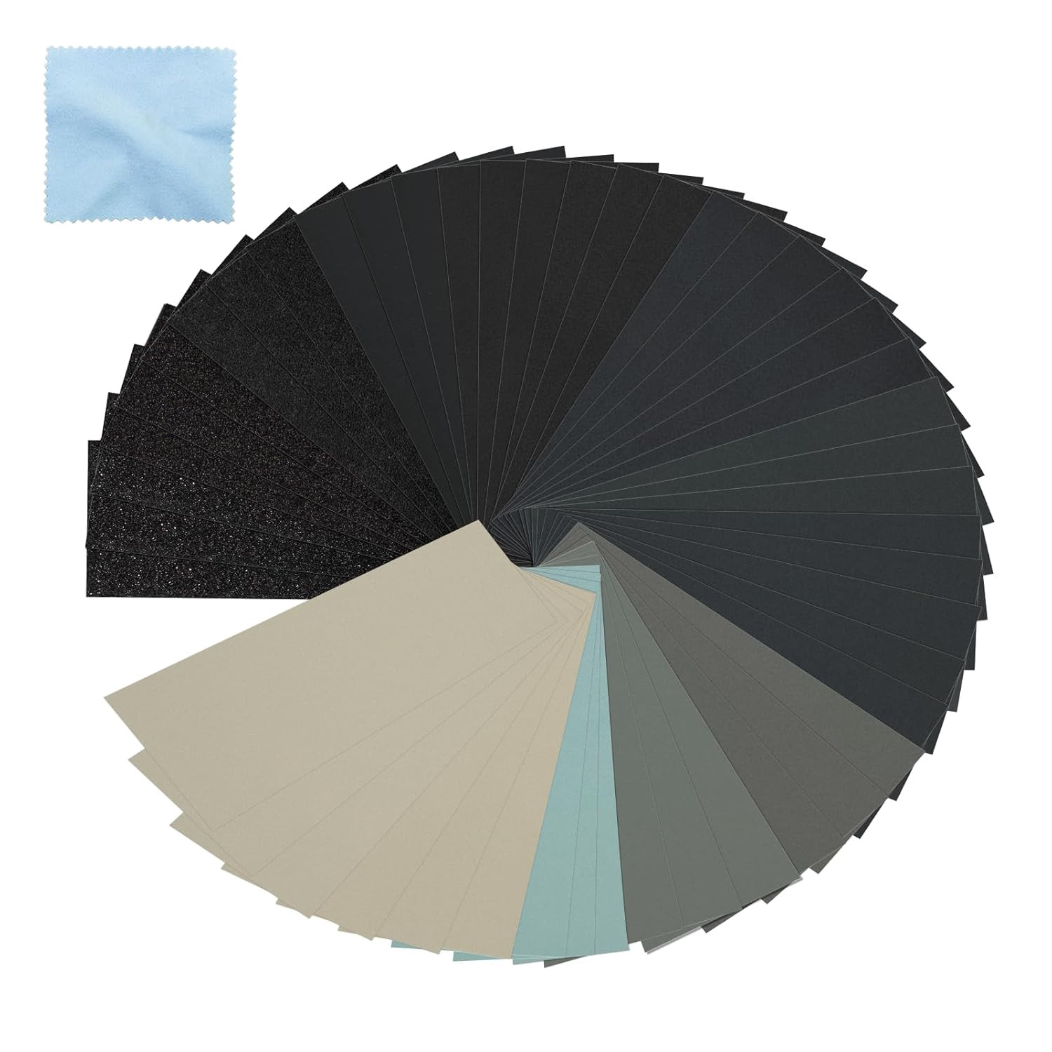 Ultra Fine Sandpaper Assortment – 400-3000/5000/7000/10000/20000 Grit Sandpaper