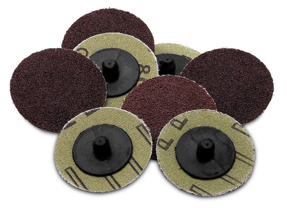 25 pcs 2 inch 120 grit “roloc” USA MADE Roll Lock type abrasive sanding discs