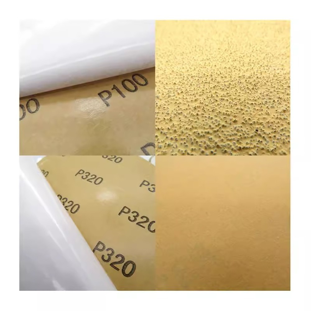 150mm Sanding Disc Yellow Self Adhesive Backed Sandpaper Abrasive 40#-800# Grit