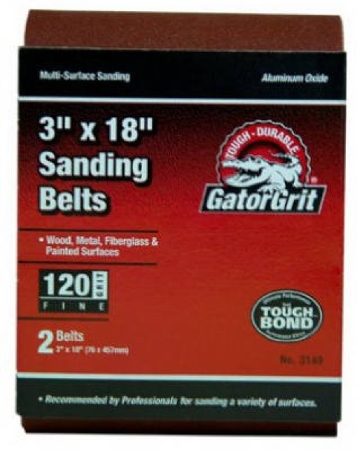 Gator Professional Aluminum Oxide 120 Grit Sanding Belt