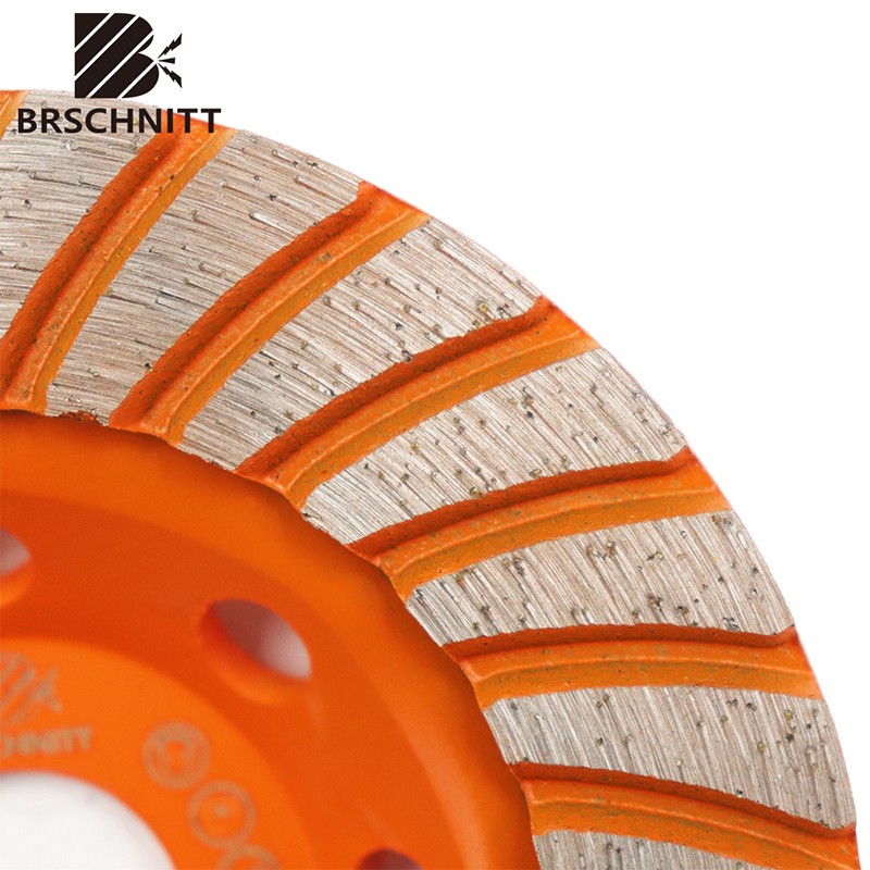 4.5” Diamond Grinding Cup Wheel Turbo Row Polishing Disc for Concrete Masonry