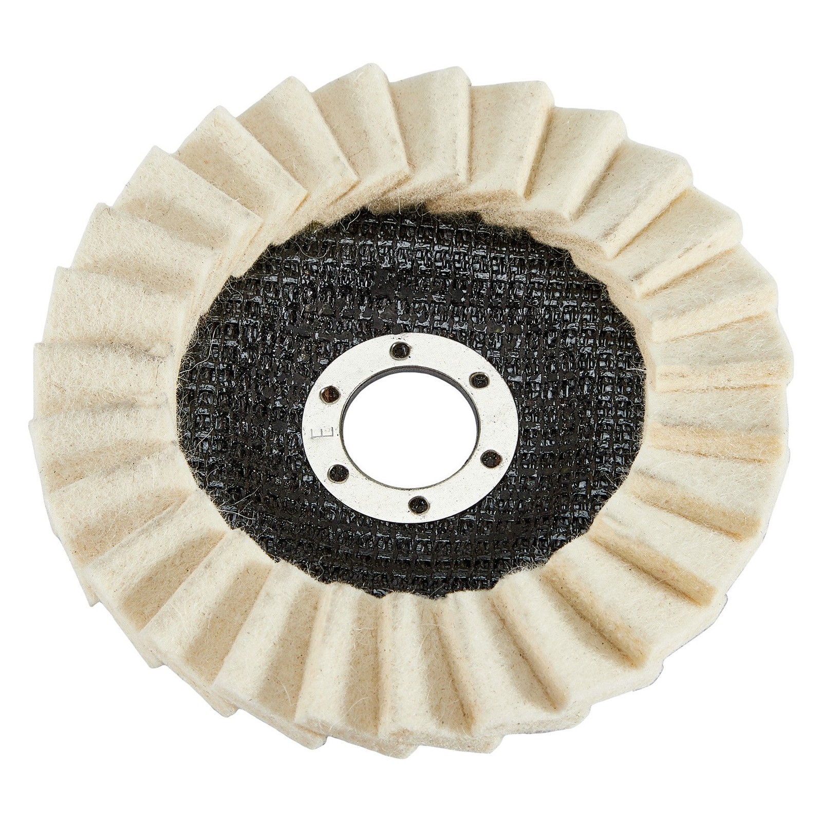 4.5″ / 4.8″ Wool Polishing Wheels Buffer Pads Flap Felt Polishing Finishing Disc