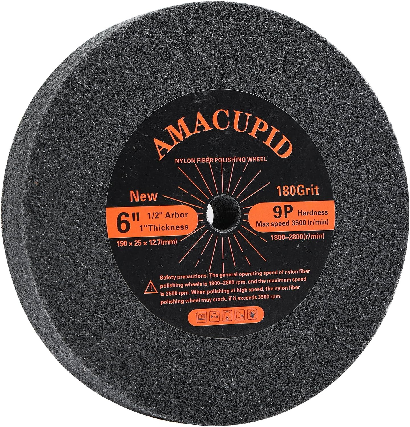 Deburring Nylon Fiber Buffing Wheels Polishing Stainless Steel | for Bench Grind