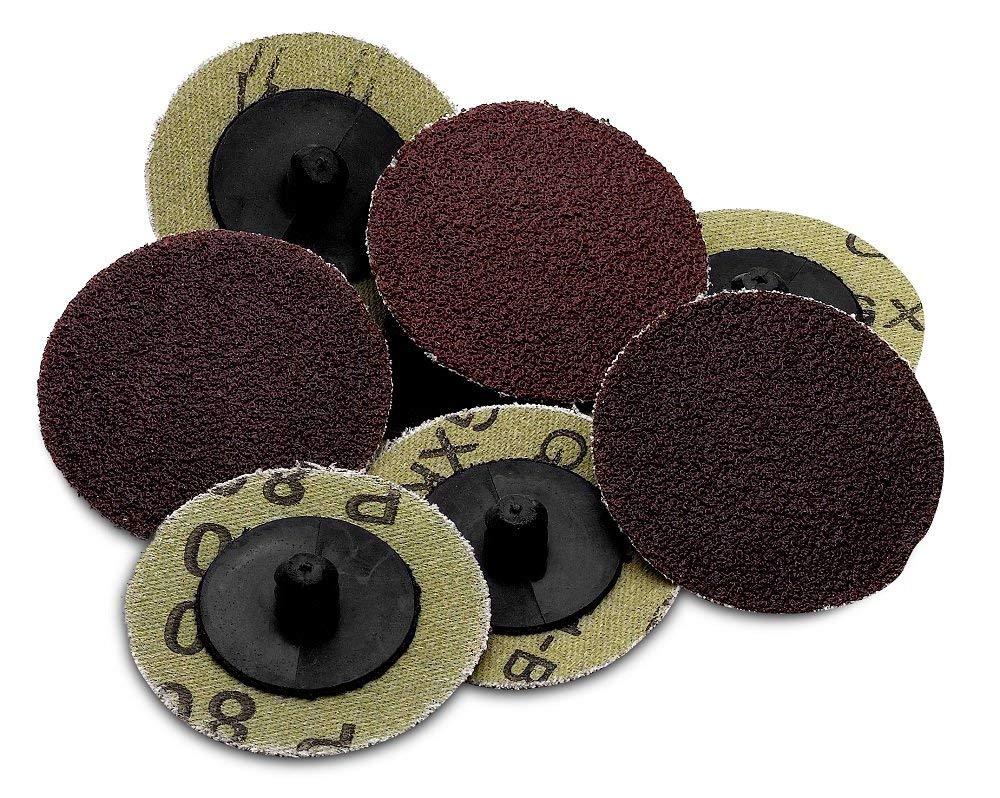 25 pcs 2 inch 120 grit “roloc” USA MADE Roll Lock type abrasive sanding discs