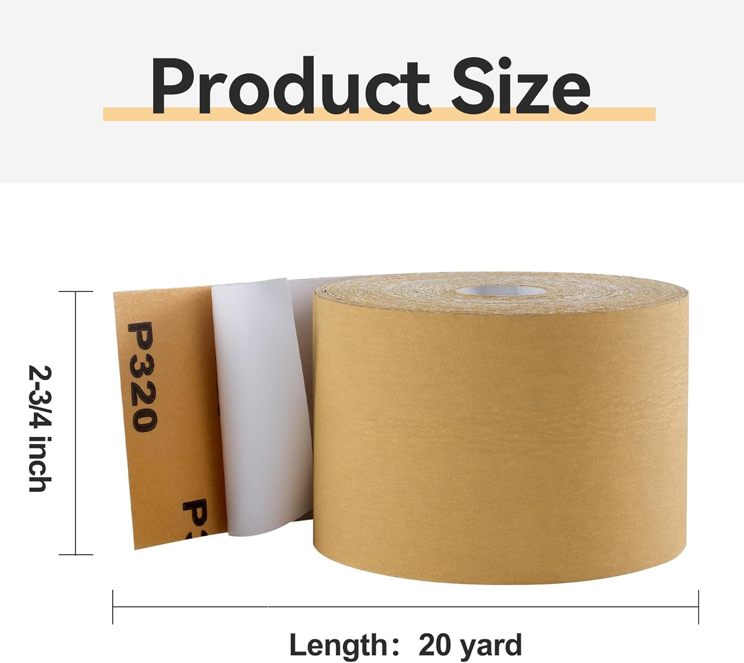 Self Adhesive Sandpaper, Longboard 20 Yards, Longboard Sandpaper, 2-3/4, wide