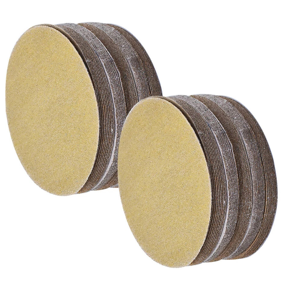 100PCS 5inch Hook and Loop No Hole Sanding Disc 40 – 800 Grits Sandpaper 125mm