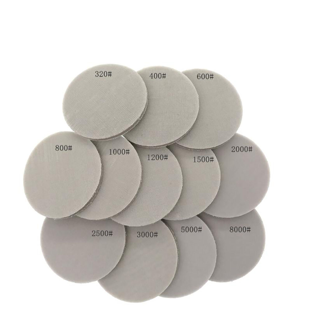 50mm/75mm Foam Sponge Sanding Disc Wet and Dry Sand Polishing Pad 320-8000 Grit