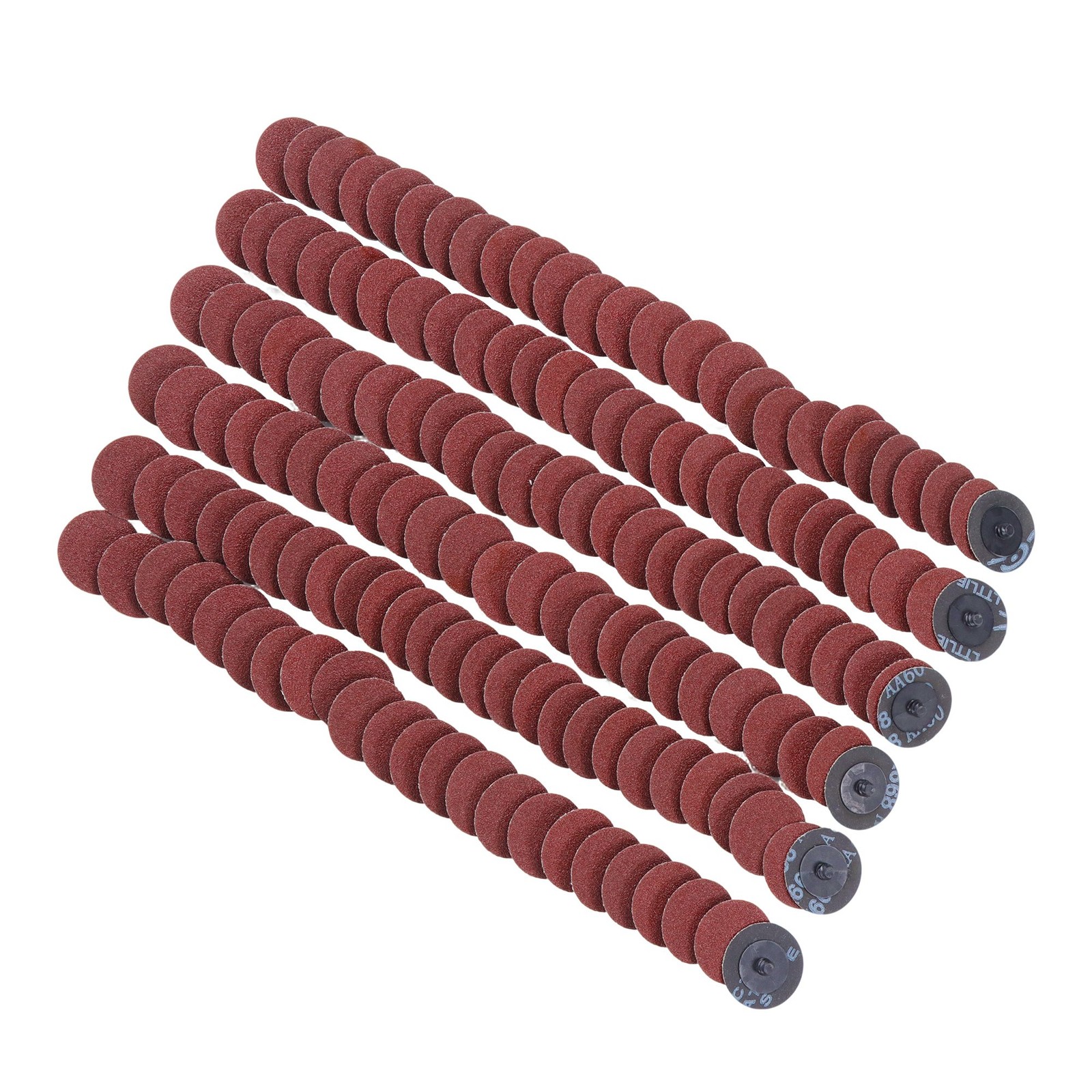 150 Pieces 2 Inch 60 Grit Medium Red Torque Sanding Discs for Die Grinder