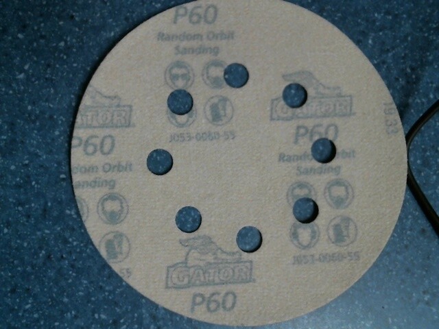 Ace, 5″ Hook & Loop Sanding Discs, P60 Grit, Coarse, Pack of 44, Fs