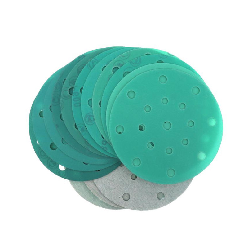 150mm Wet and Dry Sanding Discs 6 inch Sandpaper Hook and Loop Pads 17 Hole