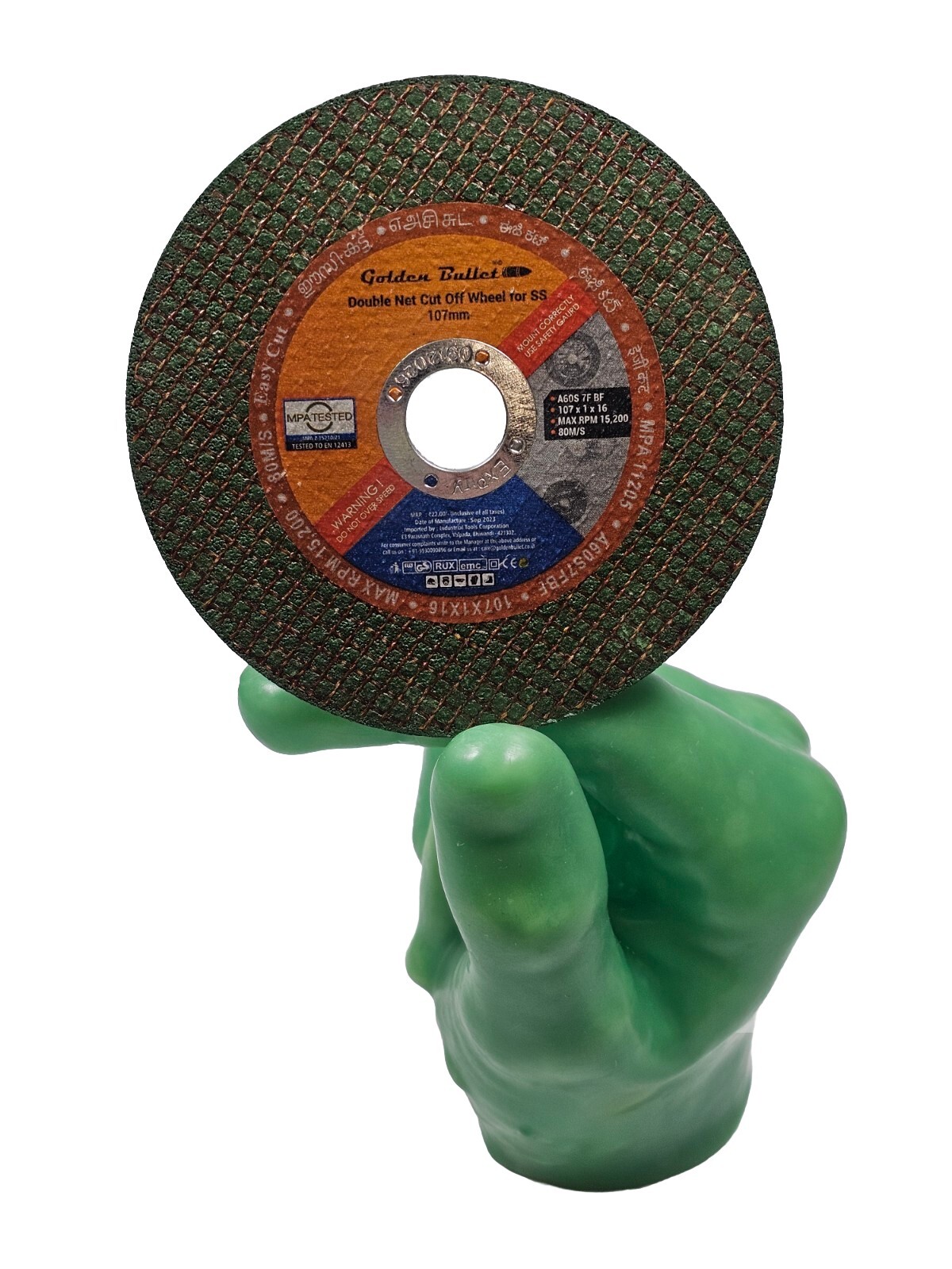 10 pcs Metal Cut-Off Wheels 4 1/2in*0.04in * 7/8in Discs for Angle Grinder.