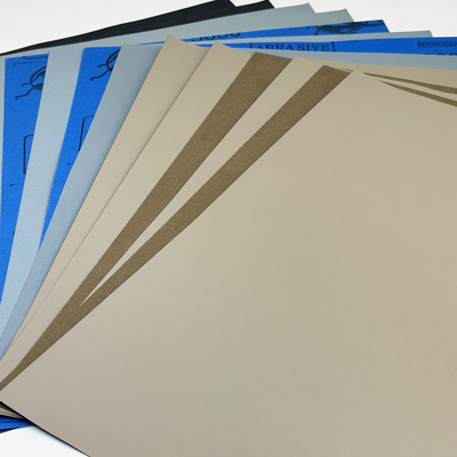 12 Pcs 9×11 Inch Wet Dry Sandpaper for Wood Furniture Polishing Automotive