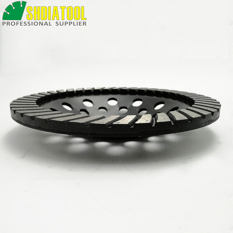 4.5″ / 5″ Diamond Turbo Row Grinding Cup Wheel Sanding Disc Concrete Marble Tile